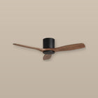Sylva | Low Profile Wood Blade Ceiling Fan with Quiet DC Motor