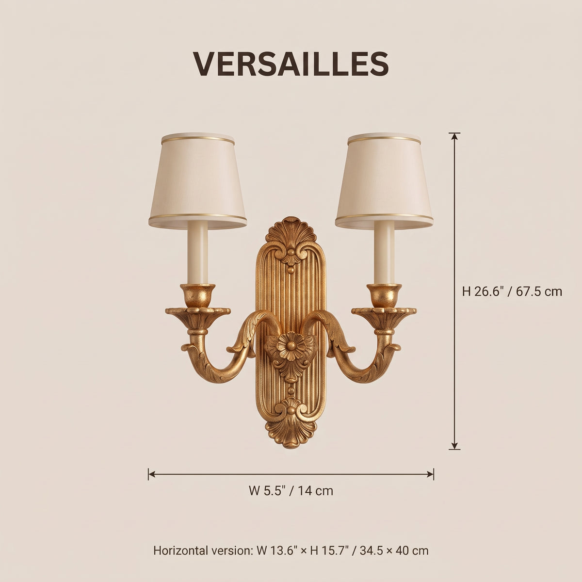 Versailles dimensions