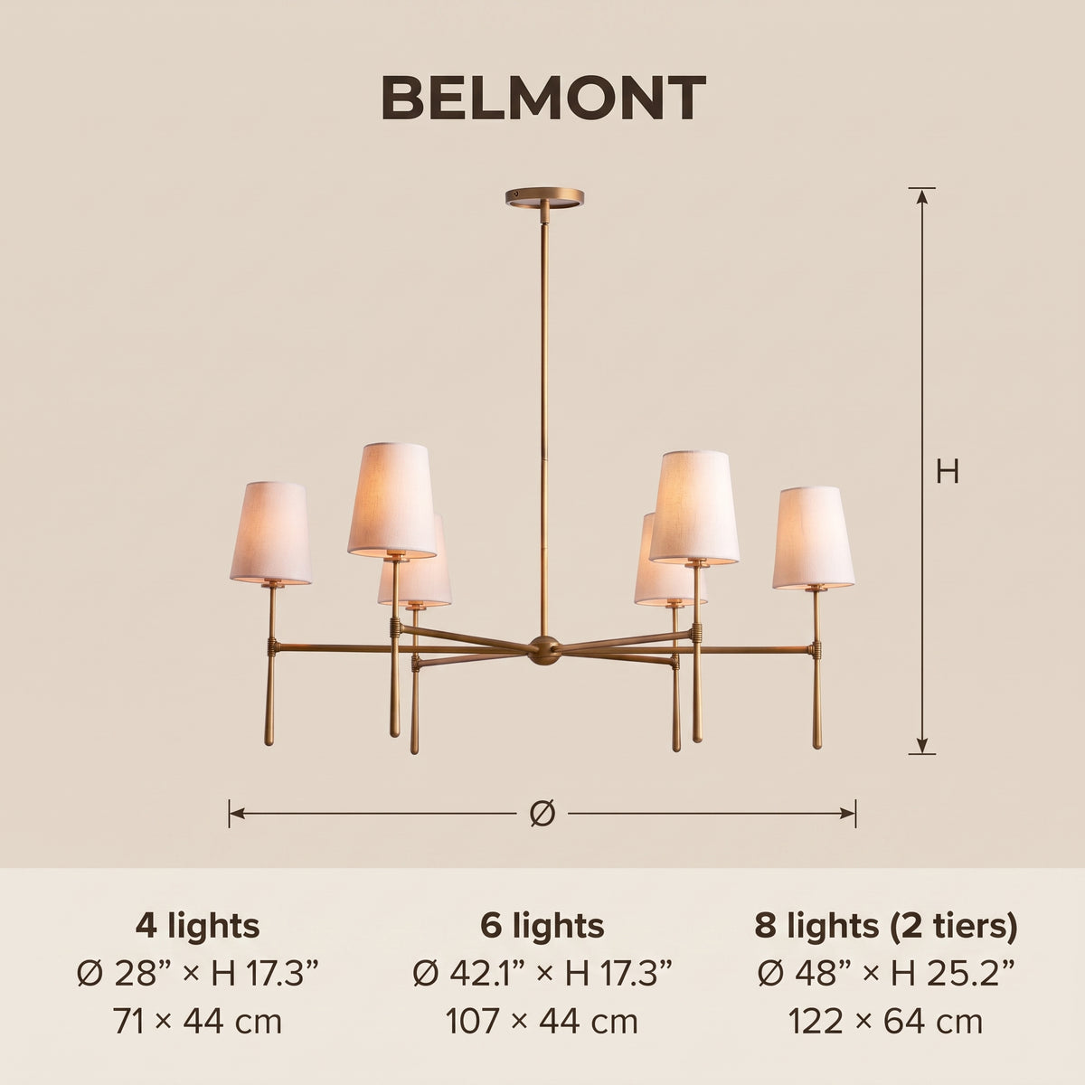 Belmont dimensions