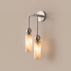 Alba | Natural Alabaster Column Wall Sconce