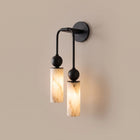 Alba | Natural Alabaster Column Wall Sconce