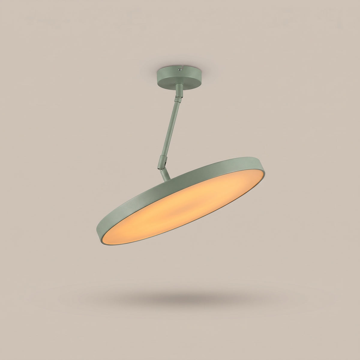 Sway ceiling light in green - finish option