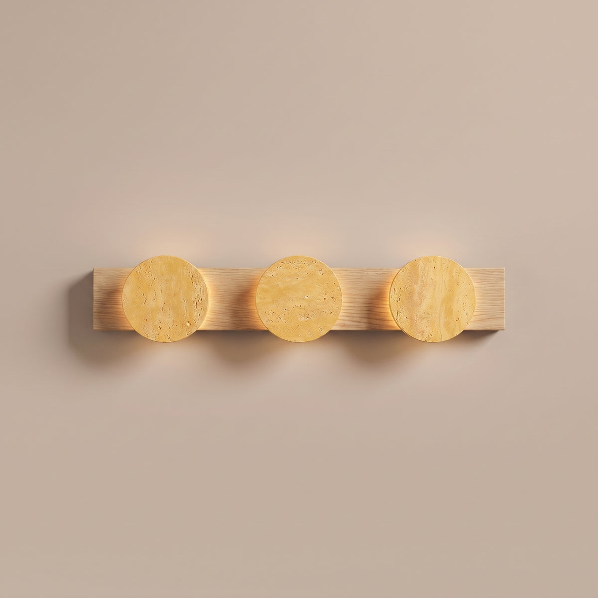 Tivoli wall light in natural wood - finish option