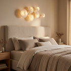 Petala | Ceramic Petal & Gold Wall Sconce