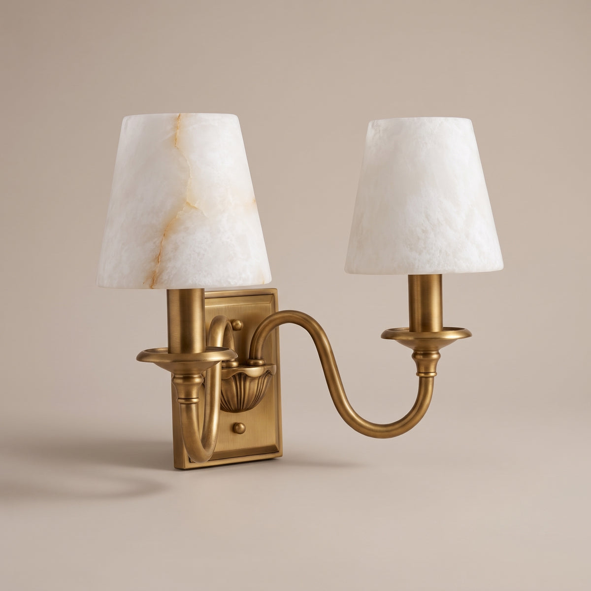 Cygne wall sconce side view