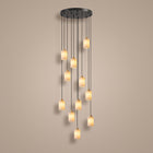 Spirale | Alabaster Block Spiral Staircase Chandelier