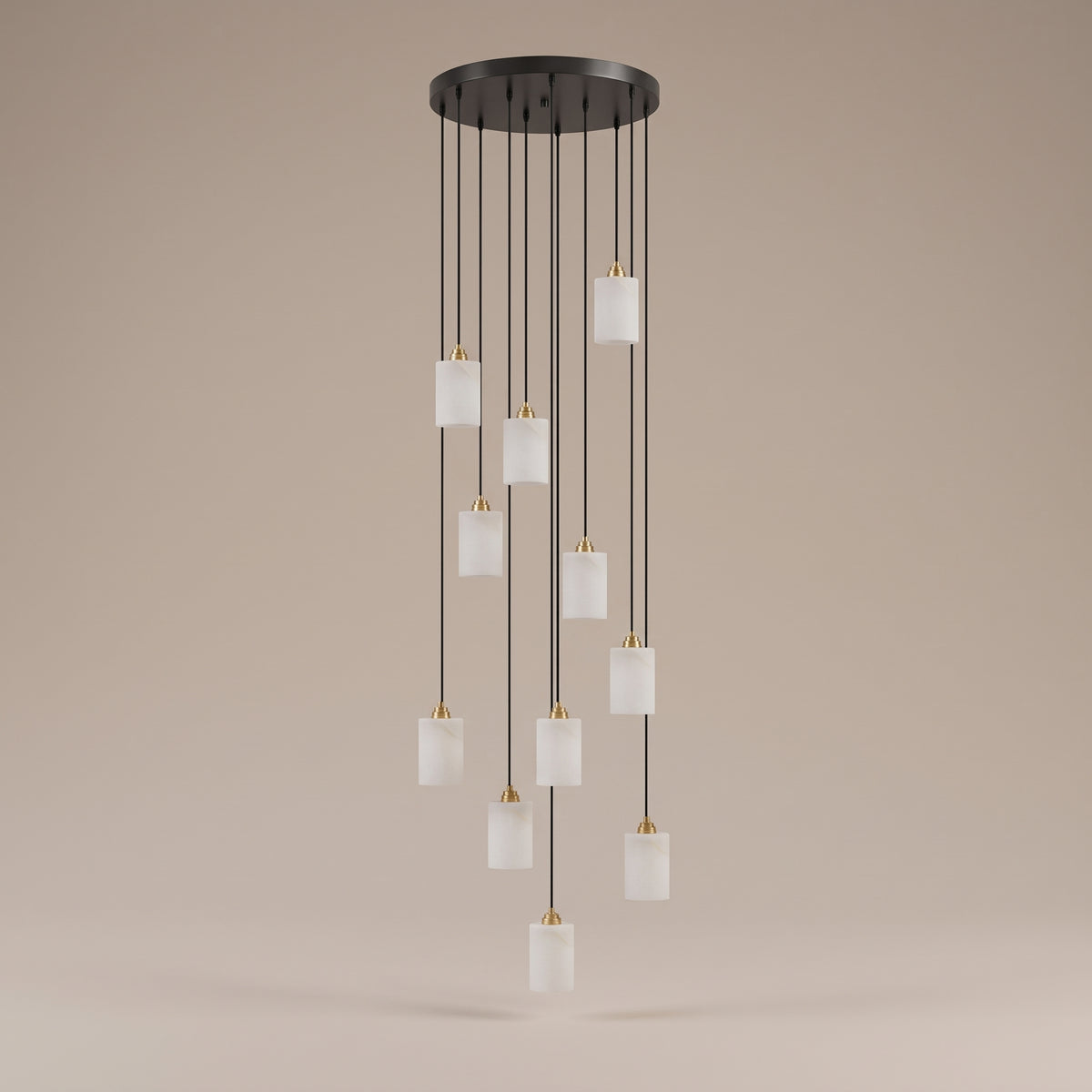 Spirale chandelier detail