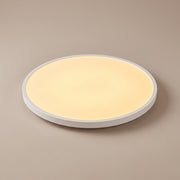 Disca minimalist round LED flush mount ceiling light studio