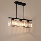 Fjella | Multi-Head Glass Linear Island Pendant