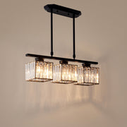 Fjella crystal linear island pendant studio