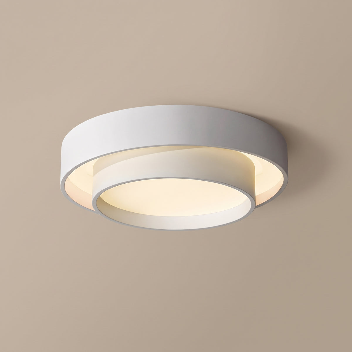 Cylo double-layer LED flush mount studio
