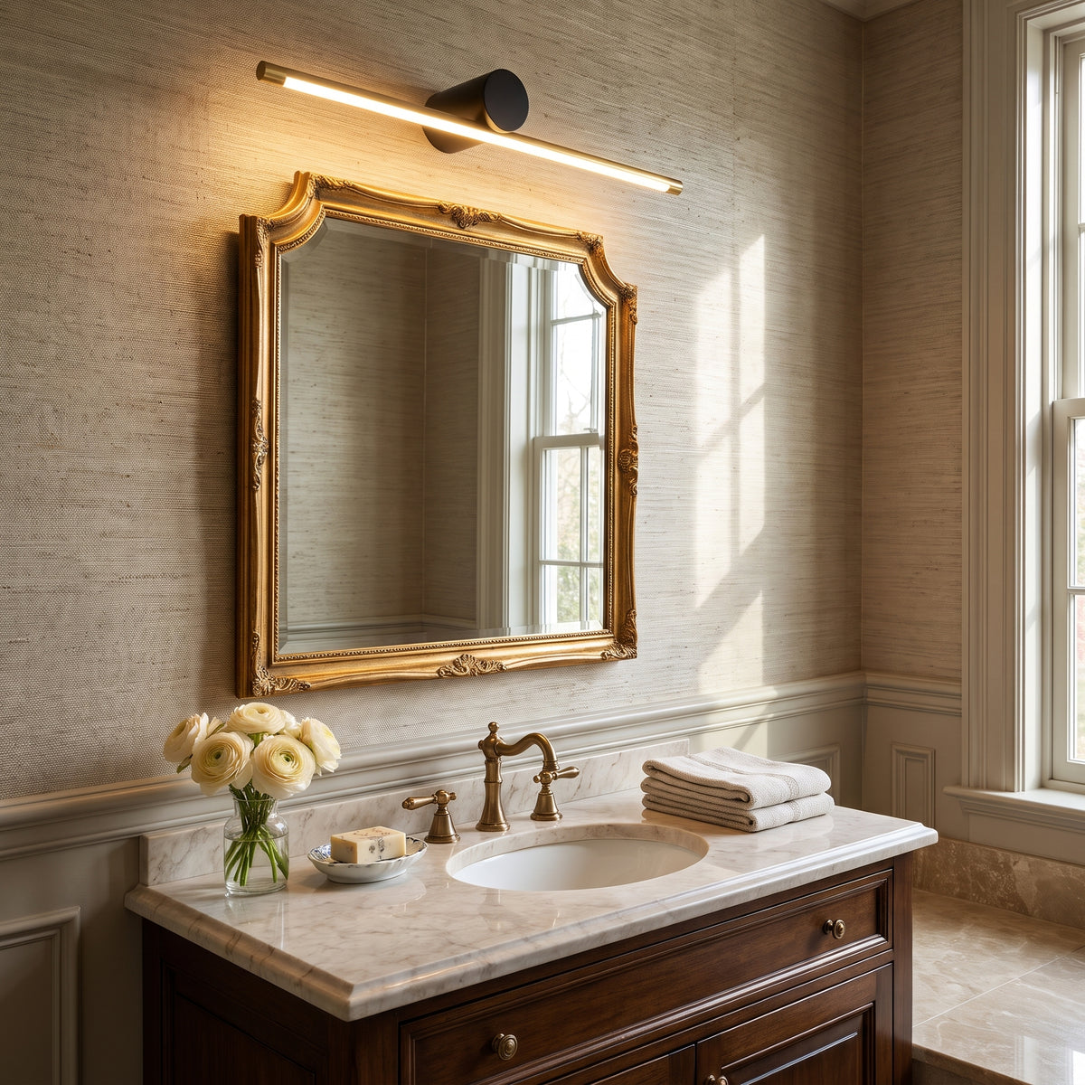 Vanita linear LED vanity light lifestyle 2