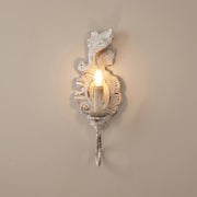 Acanthe French country carved candle wall sconce studio