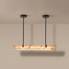 Travée | Linear Alabaster Island Chandelier