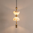 Perle | Stacked Alabaster Pendant Light