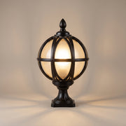 Borne globe outdoor post light studio