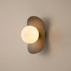 Galet | Opal Globe Pebble Wall Sconce