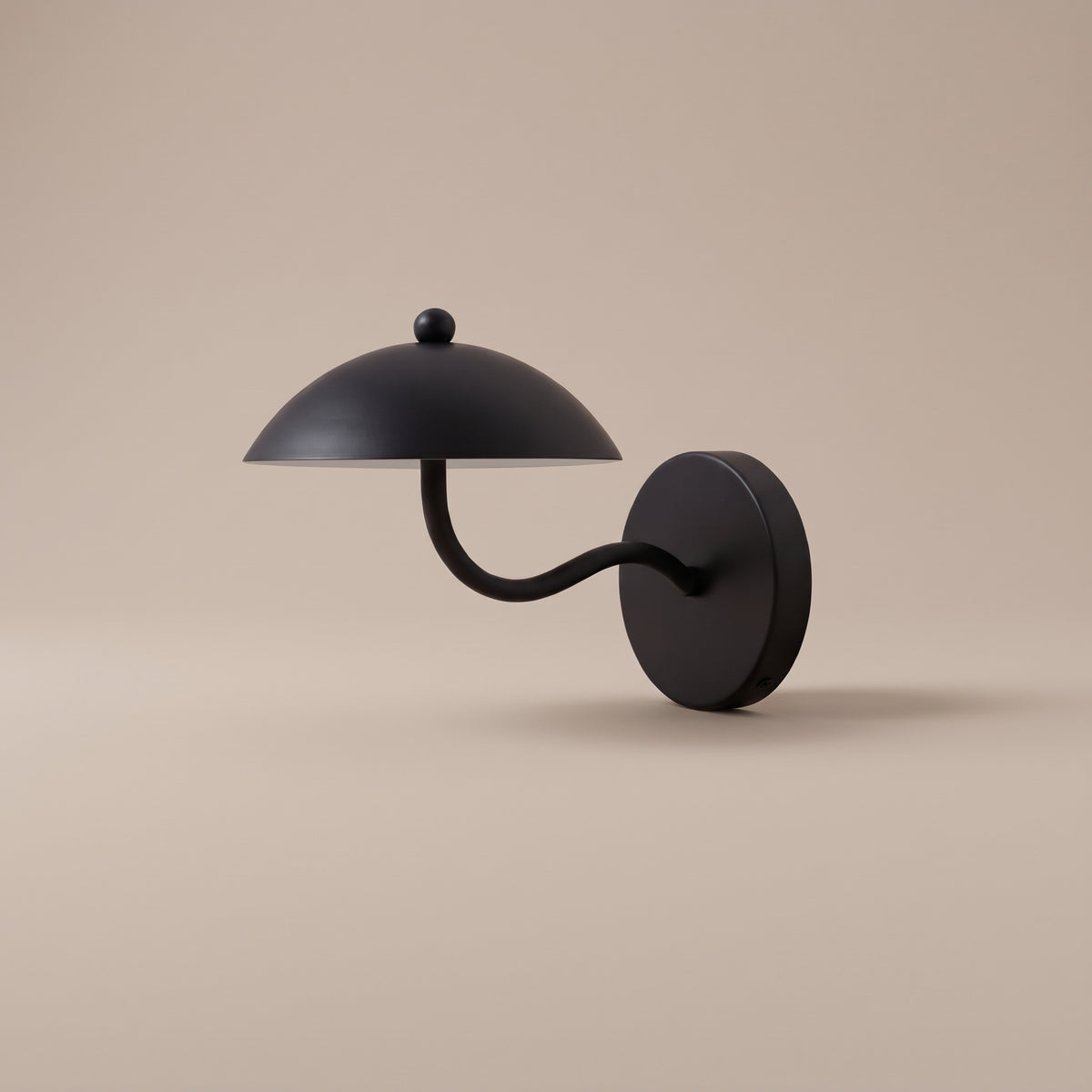 Onde half-dome LED wall sconce