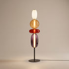 Confetti | Stacked Glass Pebble Floor Lamp