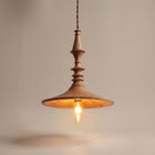 Toupie | Turned Wood Pendant Light