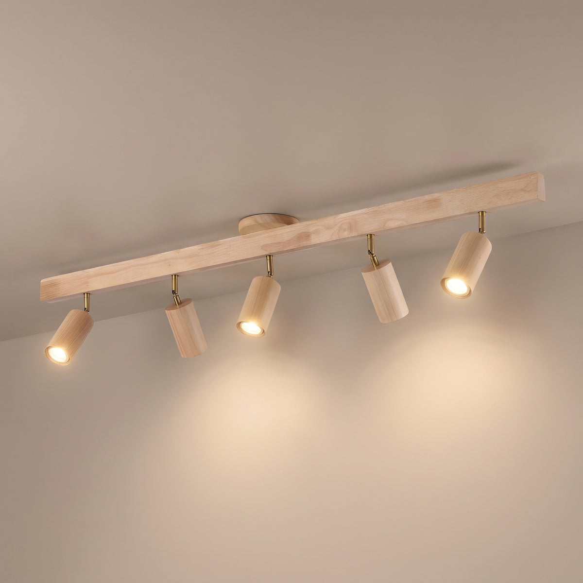 Tronc natural wood spotlight bar light studio