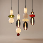 Sucre candied glass pendant light