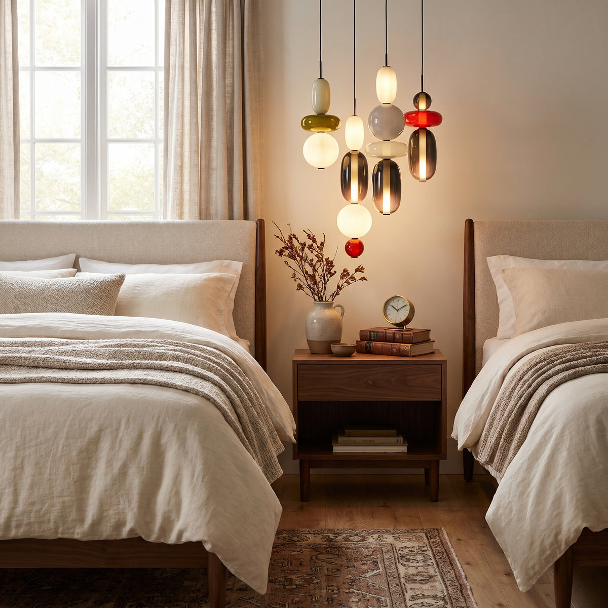Sucre candied glass pendant light