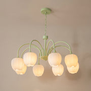 Tulipe tulip glass chandelier studio