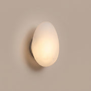 Soufflé blown glass pebble wall lamp