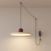 Guirlande plug-in swag disc pendant studio