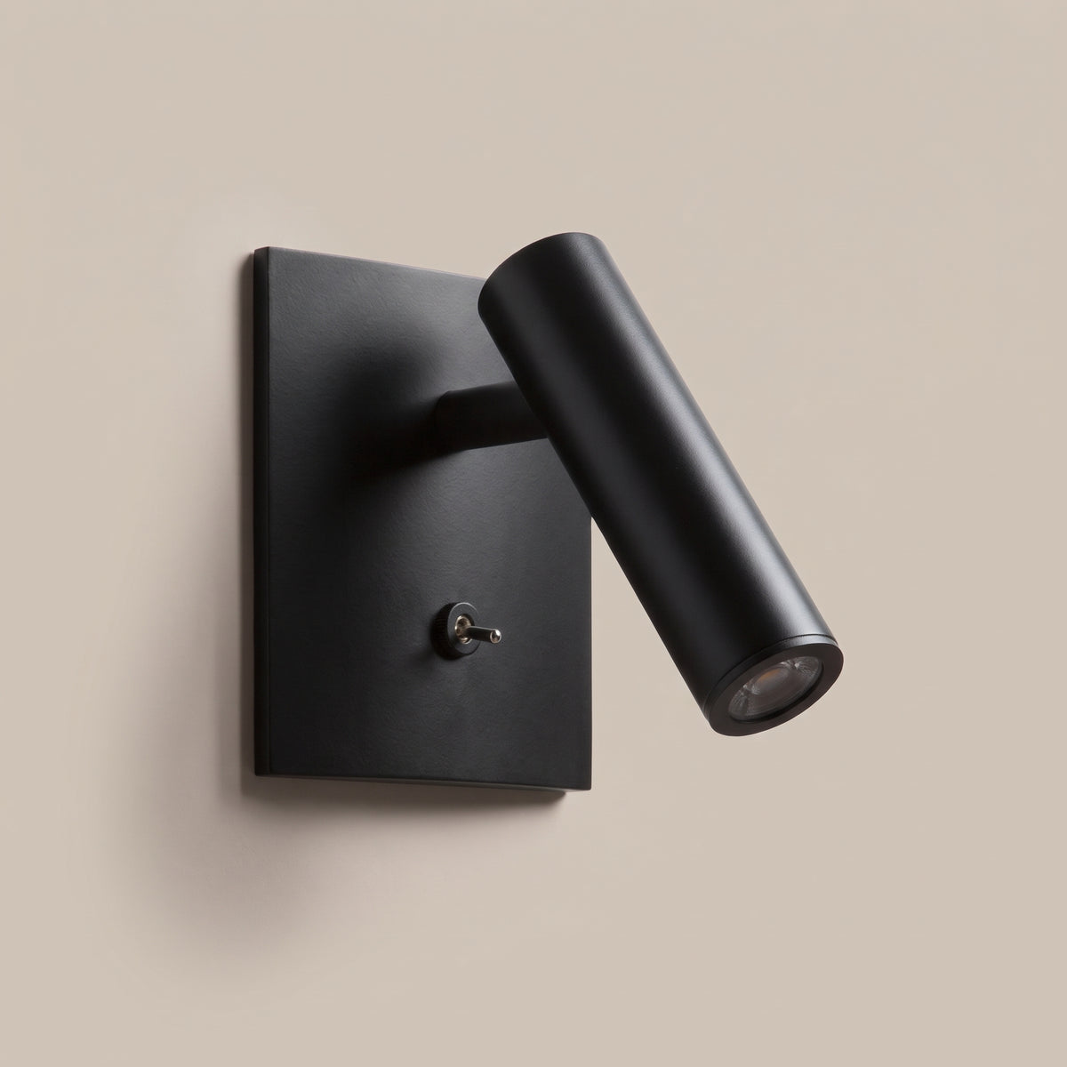 Cubo mini cube wall sconce with switch