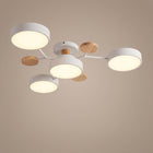 Rondo | Round Iron LED Semi-Flush Chandelier