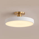 Mira | Circular LED Semi-Flush Mount Ceiling Light