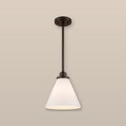 Conia | Milk or Clear Glass Cone Pendant Light