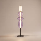 Confetti | Stacked Glass Pebble Floor Lamp
