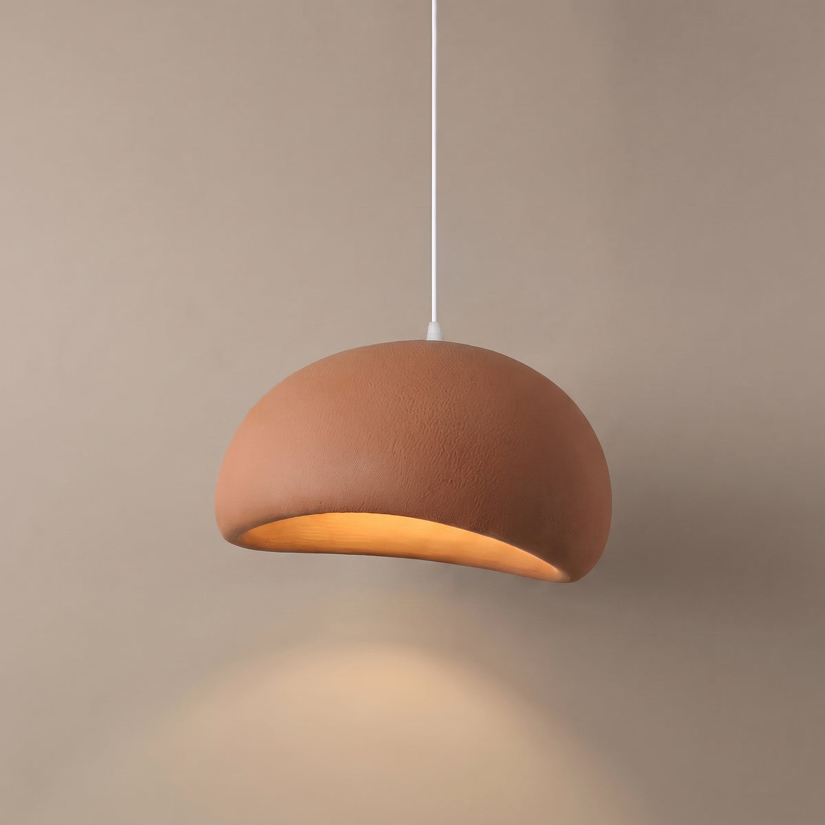 Nuage cloud pendant light - Brown