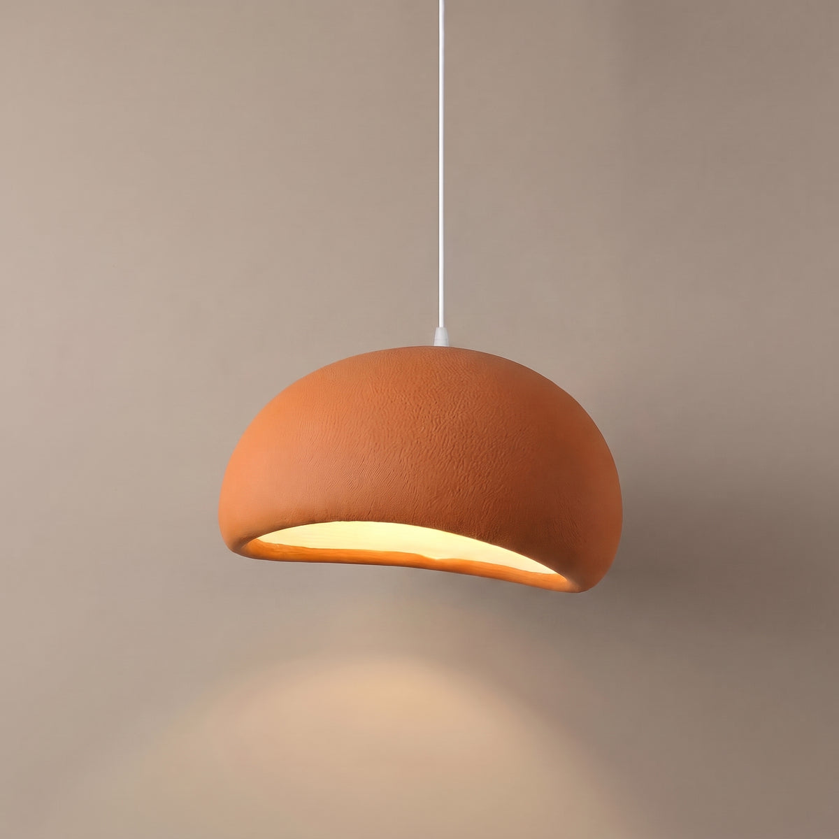 Nuage cloud pendant light - Orange