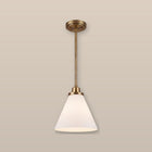 Conia | Milk or Clear Glass Cone Pendant Light