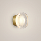 Acrylic Smoke Gray Concave Three-Color Dimming 1-Light Wall Sconce