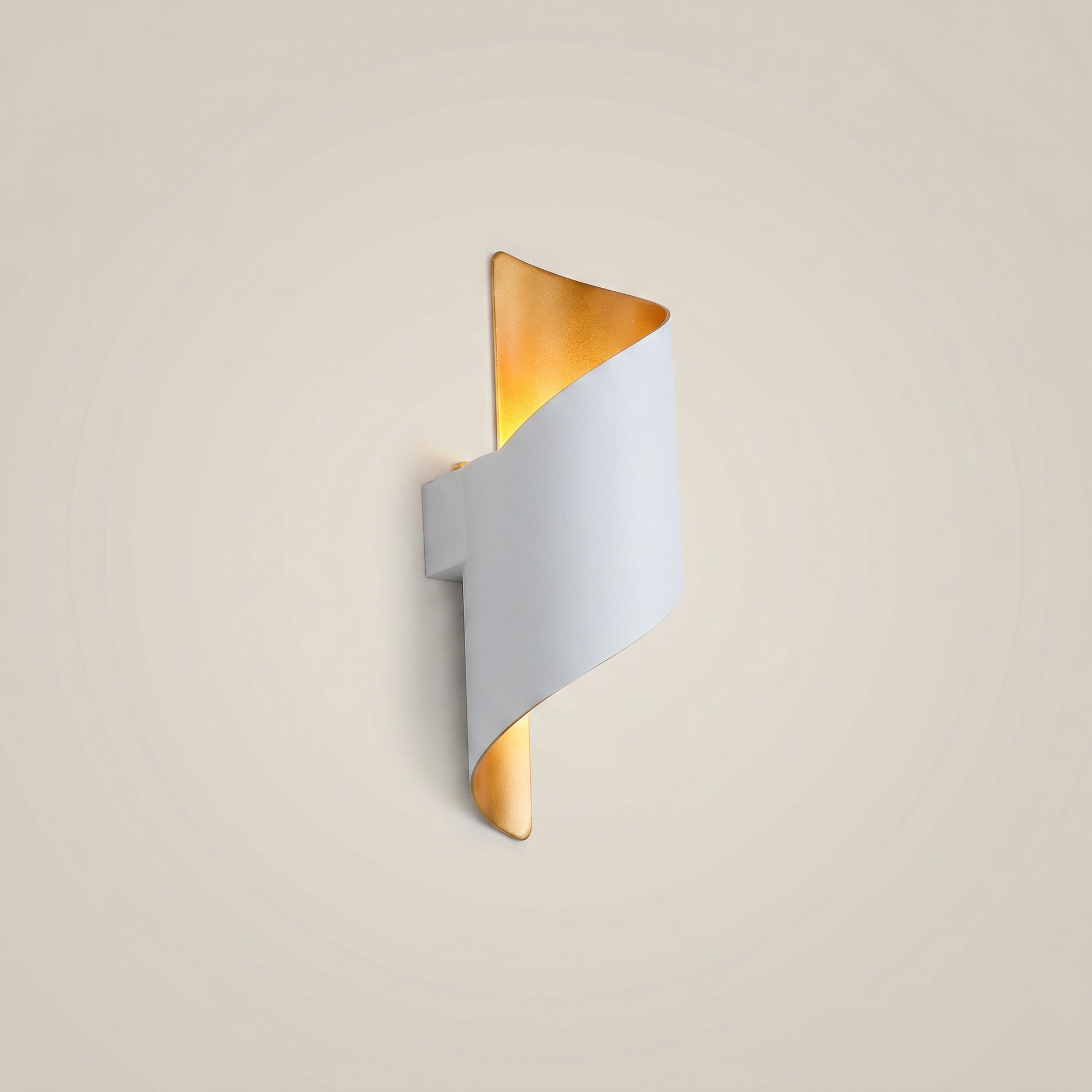 Aluminum alloy white gold 2-bead IP65 waterproof outdoor wall sconce front view with natural white light and European style design
