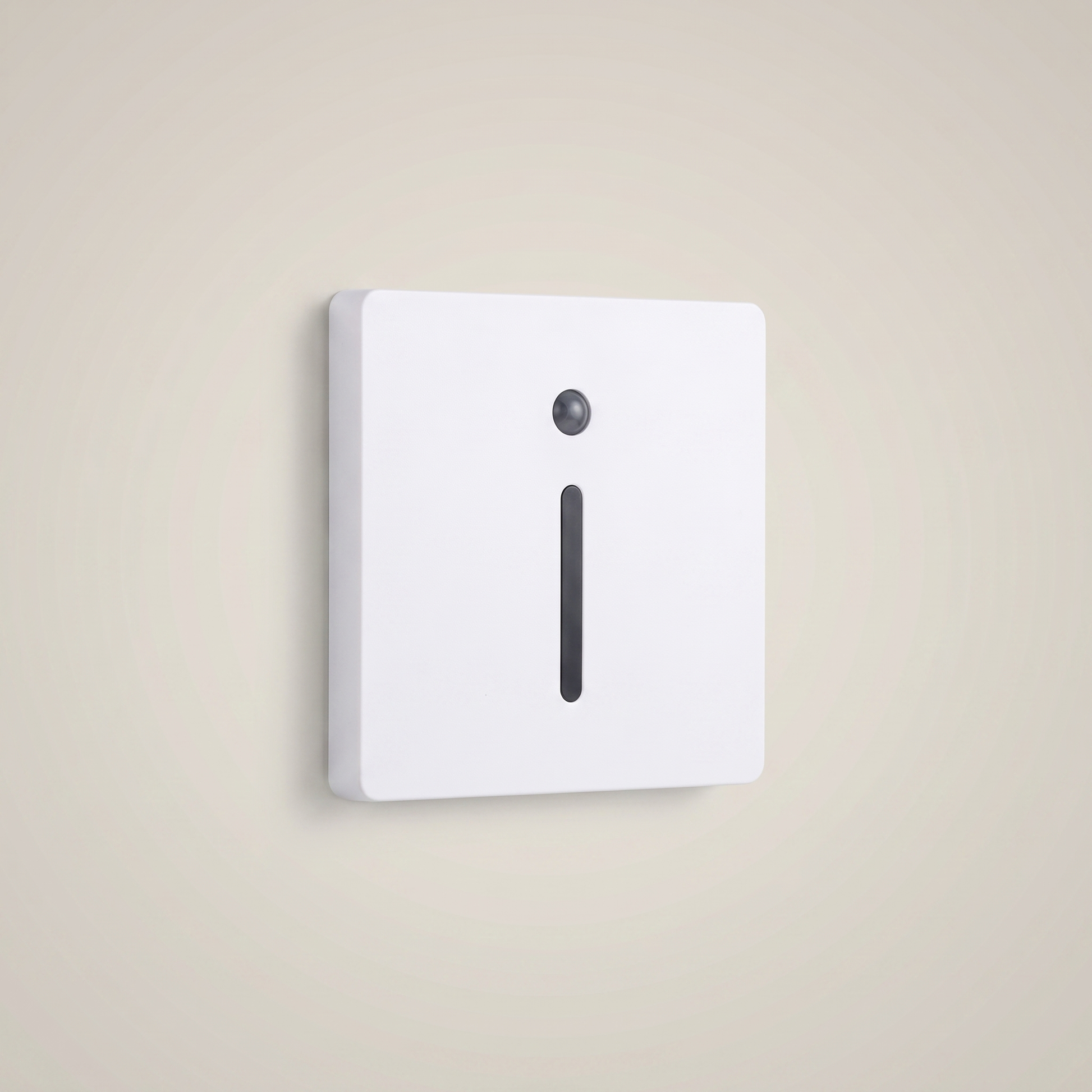 Detail shot of Aluminum Black 86-Type light plus motion sensor stair light highlighting black aluminum shell and sensor