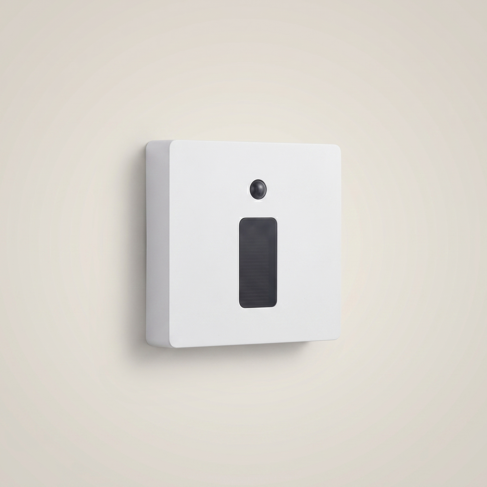 Outdoor lifestyle shot of Aluminum Black 86-Type motion sensor stair light recessed in step with black aluminum shell