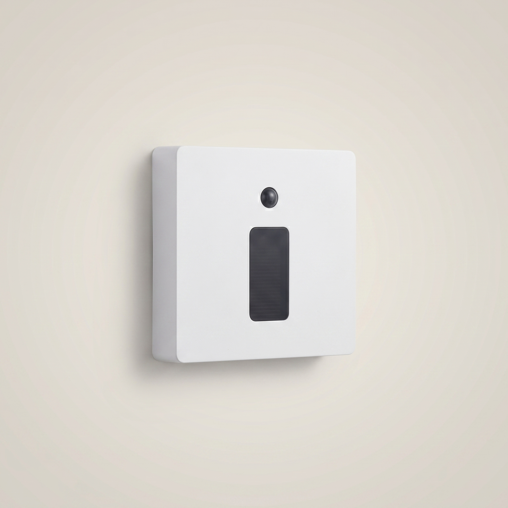 Outdoor lifestyle shot of Aluminum Black 86-Type motion sensor stair light recessed in step with black aluminum shell