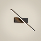 Aluminum Black Bar Adjustable LED Wall Sconce