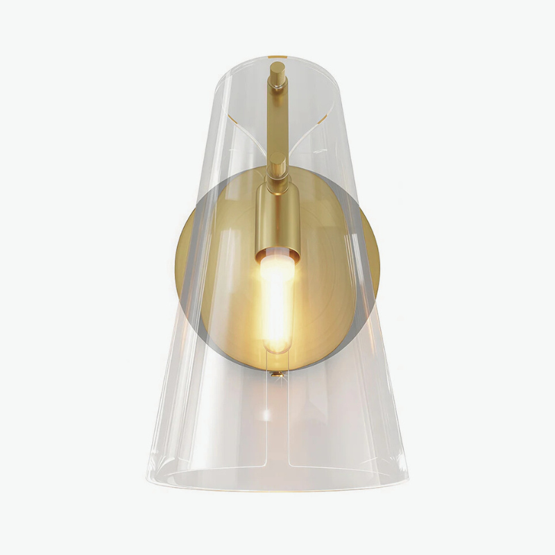 Contemporary Minimalist Wall Light Sconce on a white background.