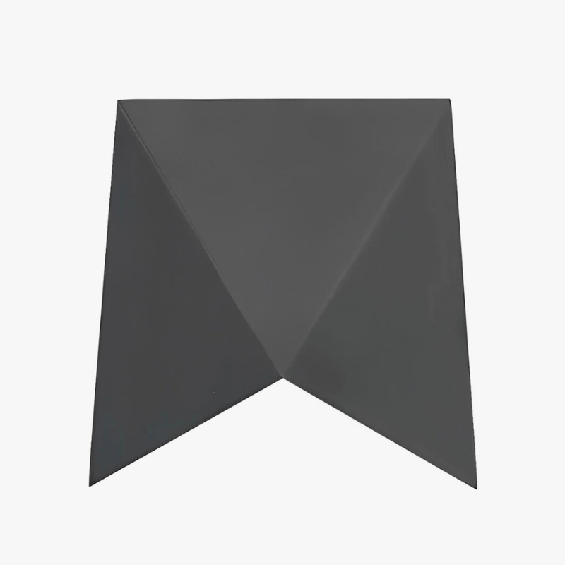 Creative Geometric LED Wall Sconce white background.