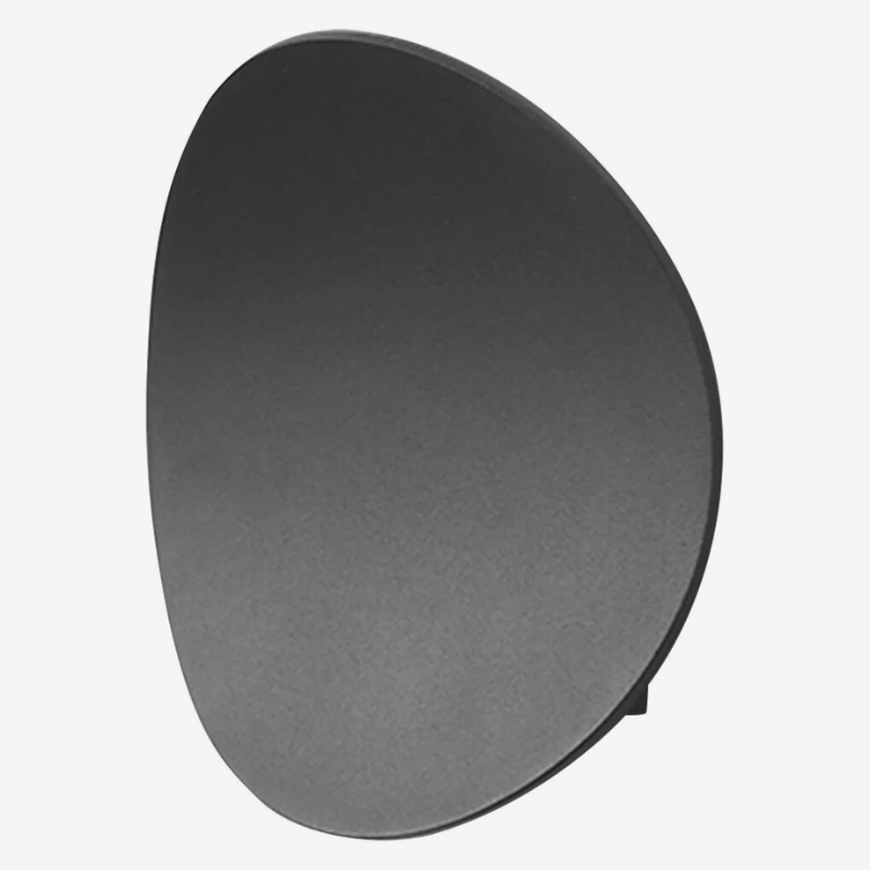 Minimalist Nordic Waterproof Aluminum Wall Sconce white background.