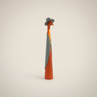 Plastic Tall Rechargeable LED Ambient Portable Table Lamp