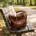 AI generated: Elysian Voyage | Shoulder Bag Genuine Leather with Elegant Hardware