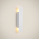 Aluminum Black Linear 2-Light LED Outdoor Waterproof Wall Sconce
